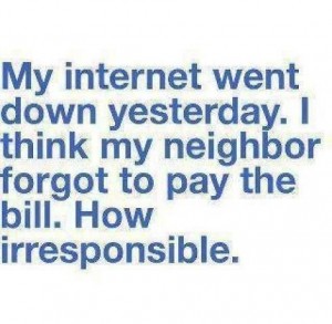Internet problems